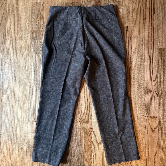 EUC LOFT brown plaid slim fit pants size 14 - Picture 13 of 14